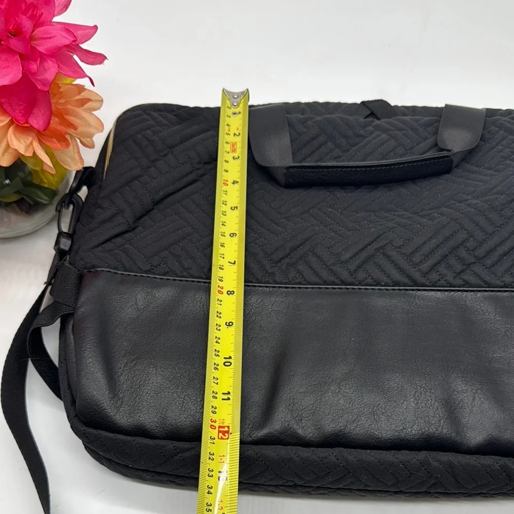 Bagsmart Black Quilted Computer Bag TOT7893B
